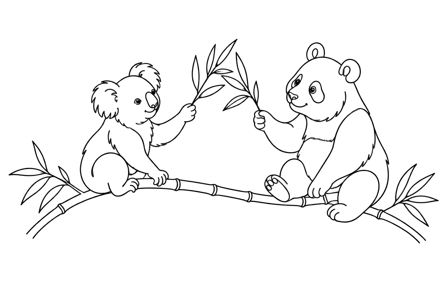 Continuous-line animal illustration